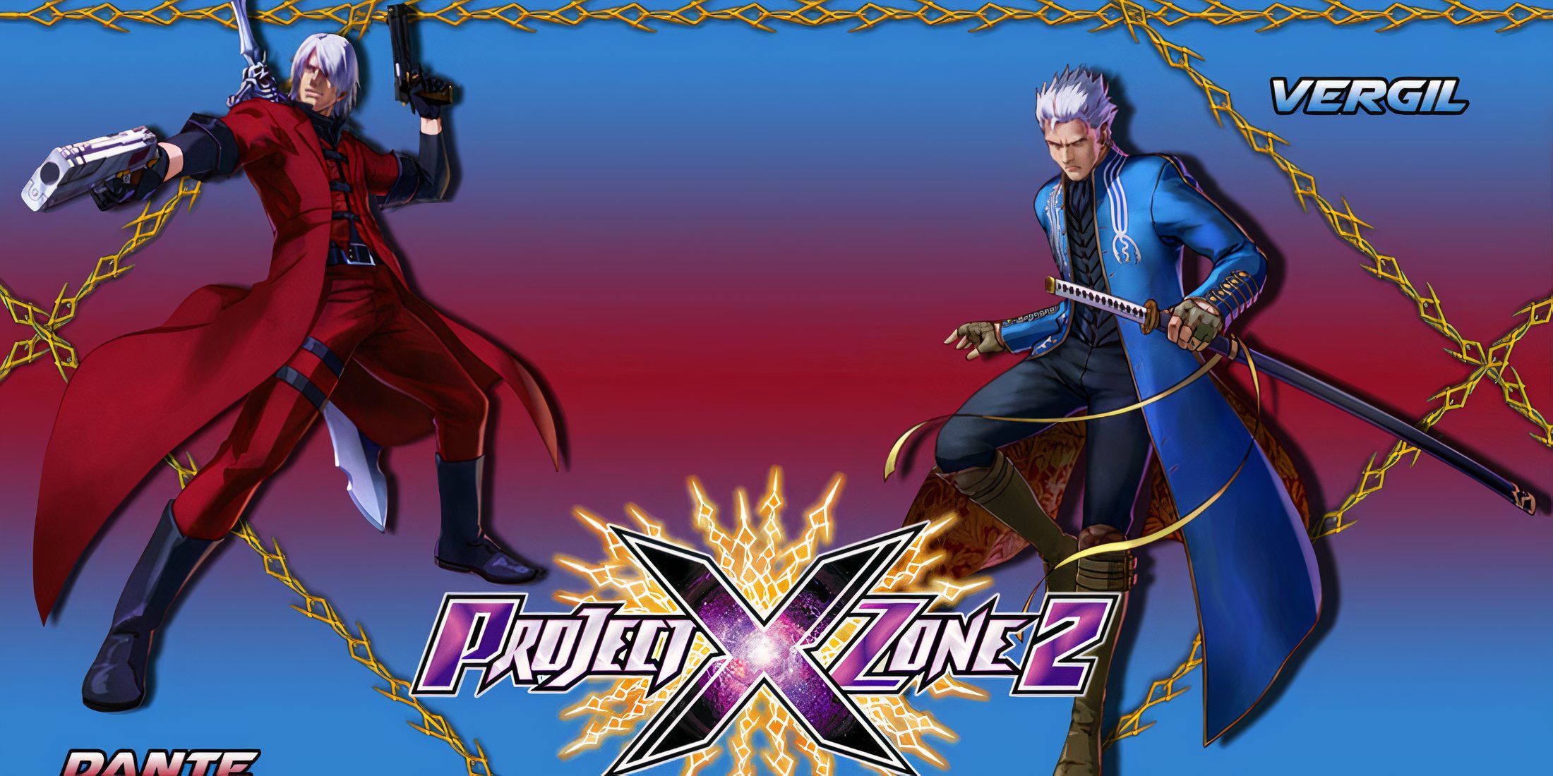 Promo art Dante and Vergil in Project X Zone 2