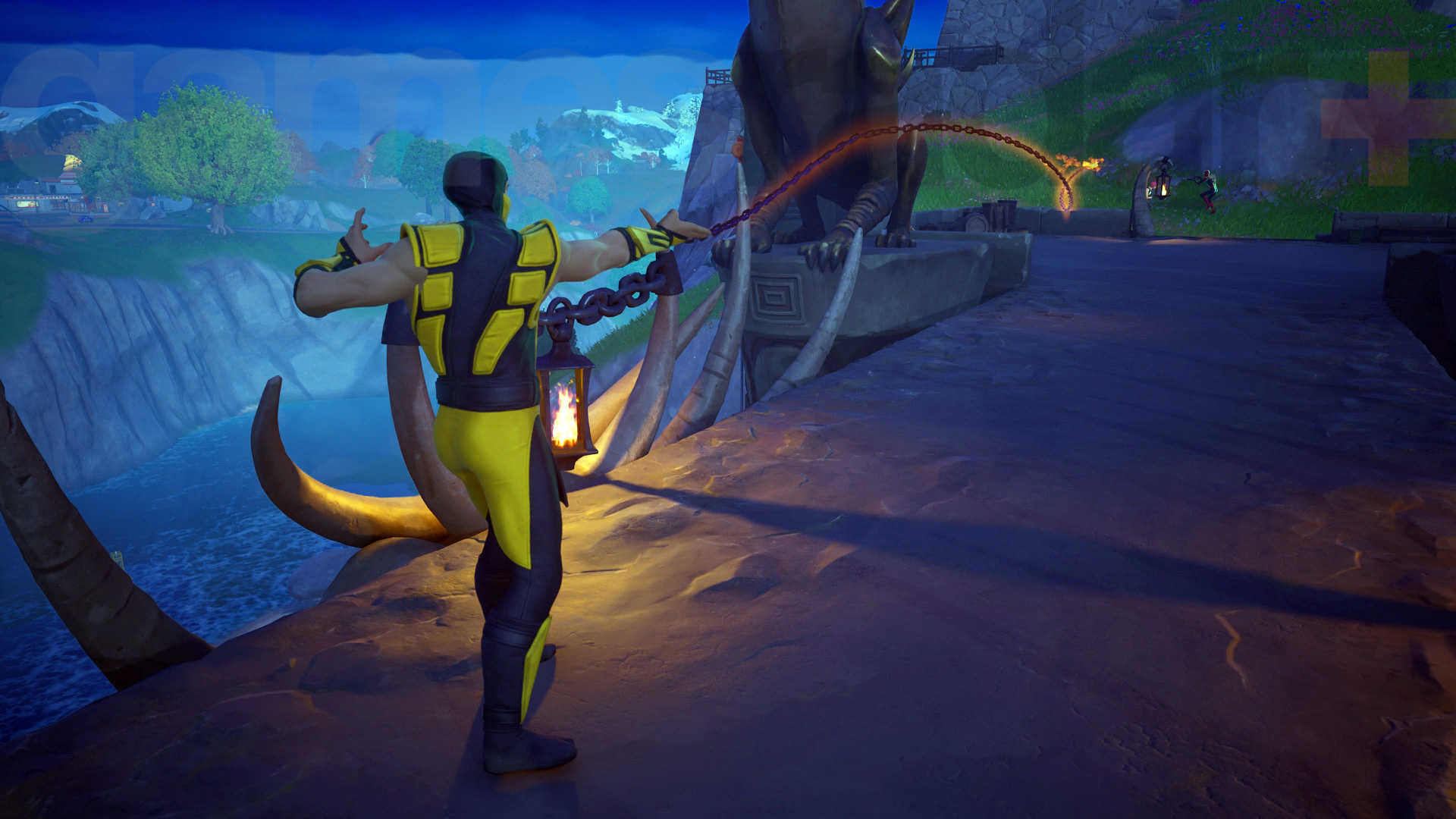 Fighting Fortnite Scorpion to get the First Blood Medallion