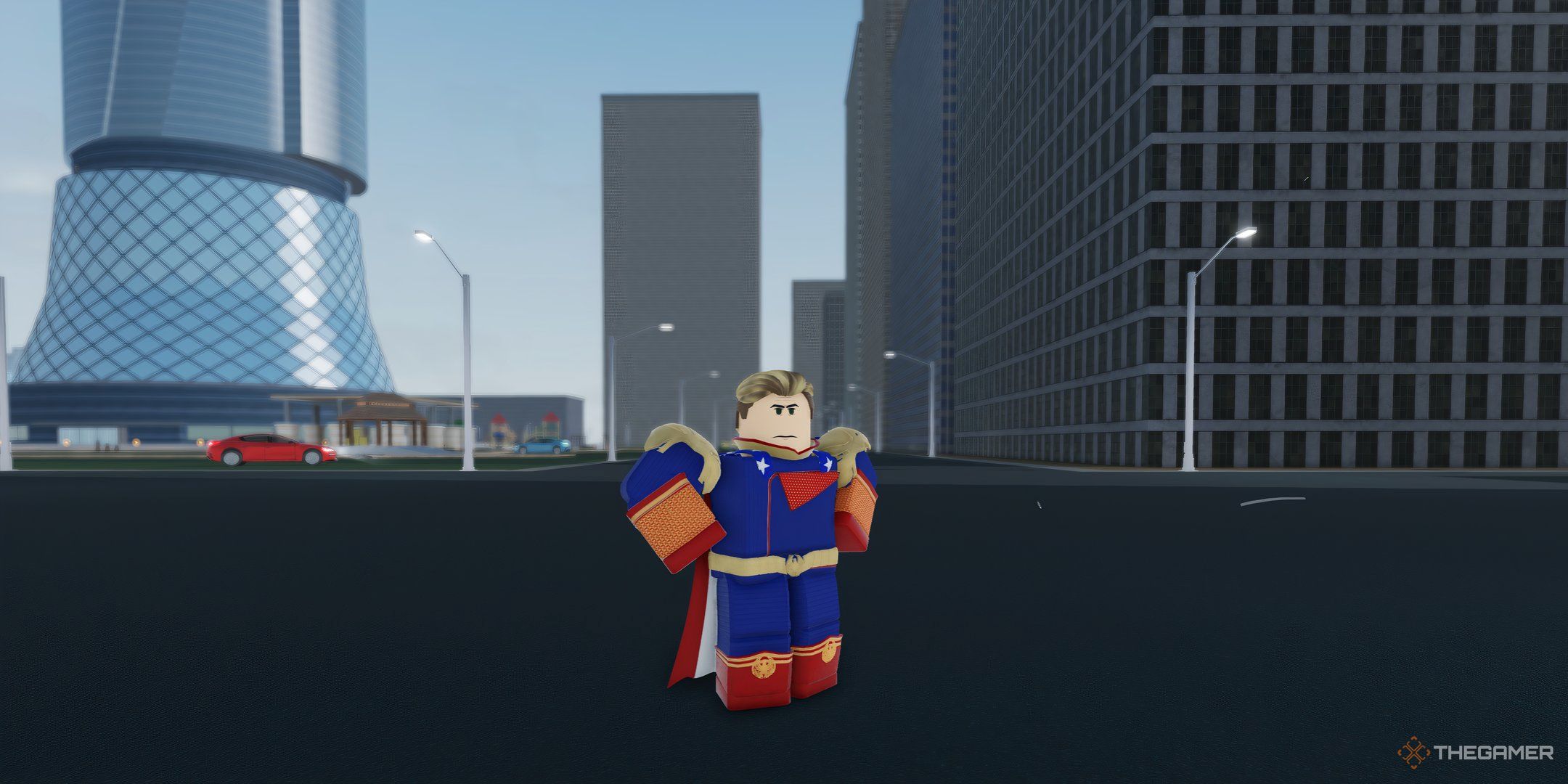 Homelander in The Boys: Reborn on Roblox