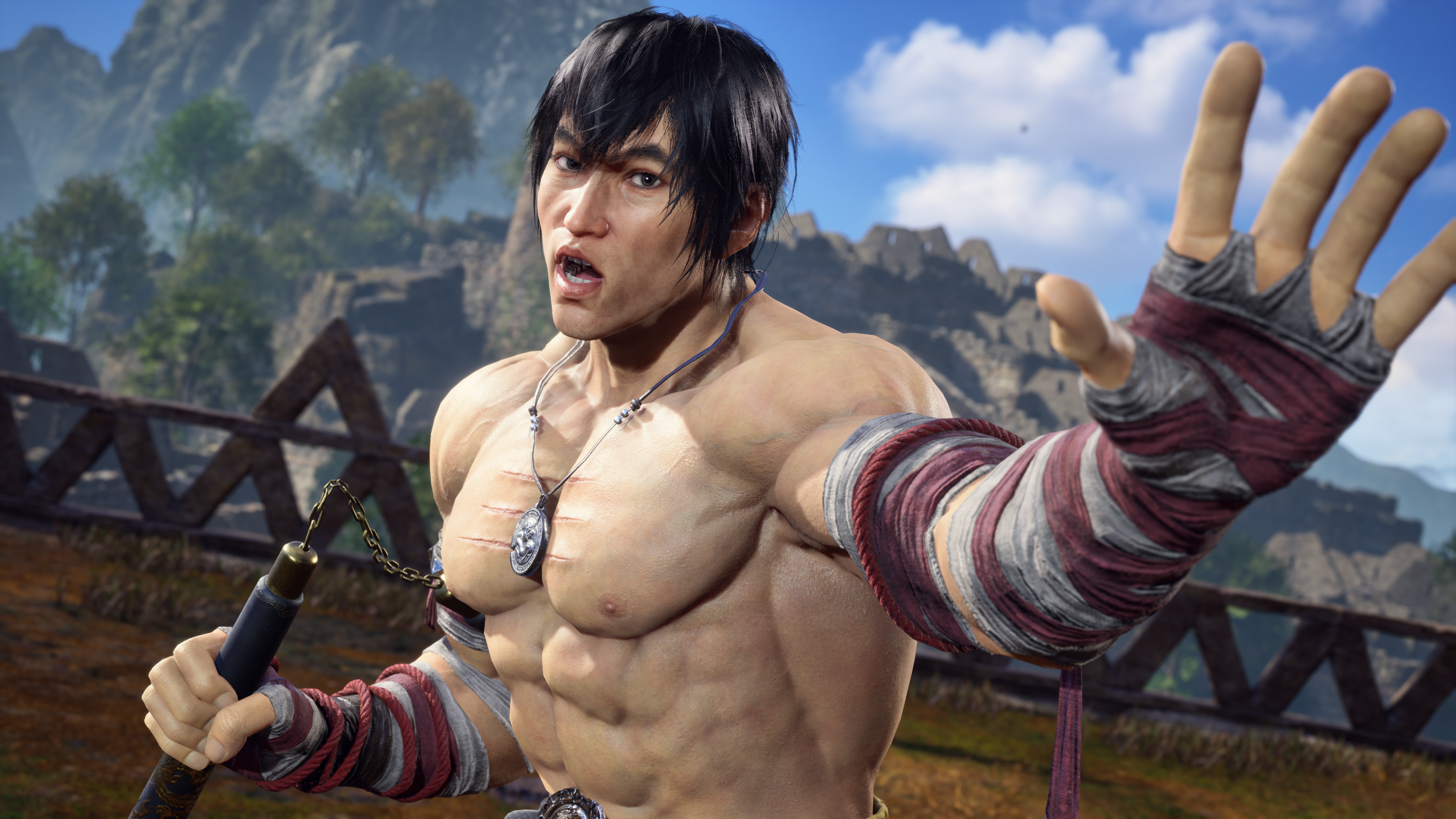 Law's entrance video in Tekken 8.