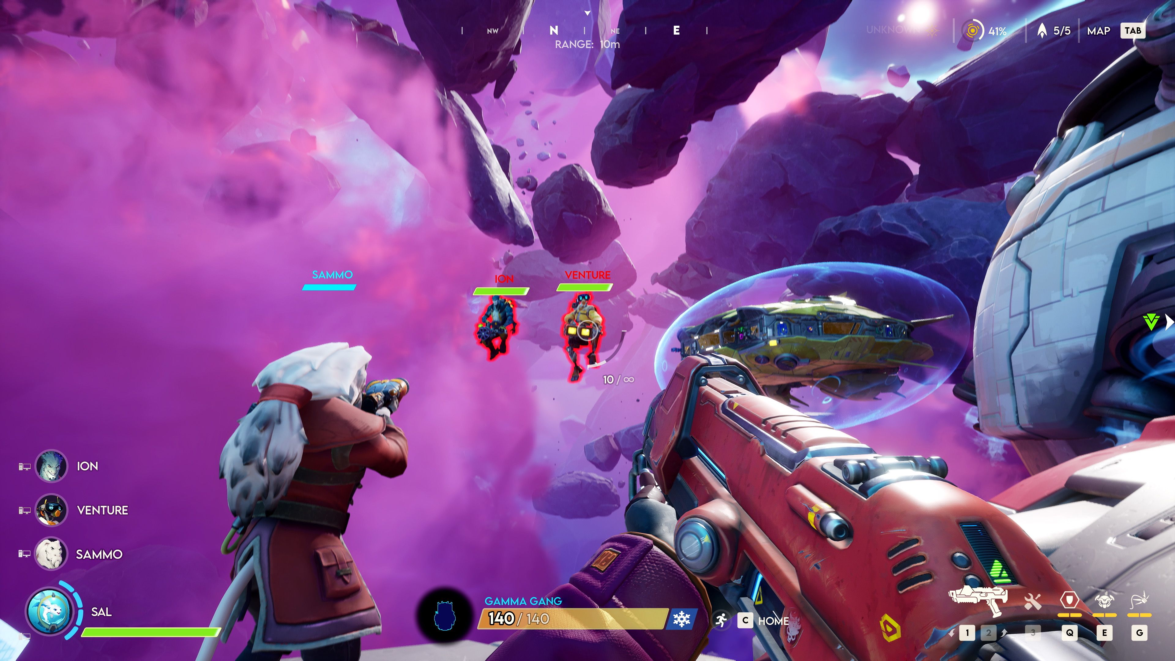 Wildgate space player fight