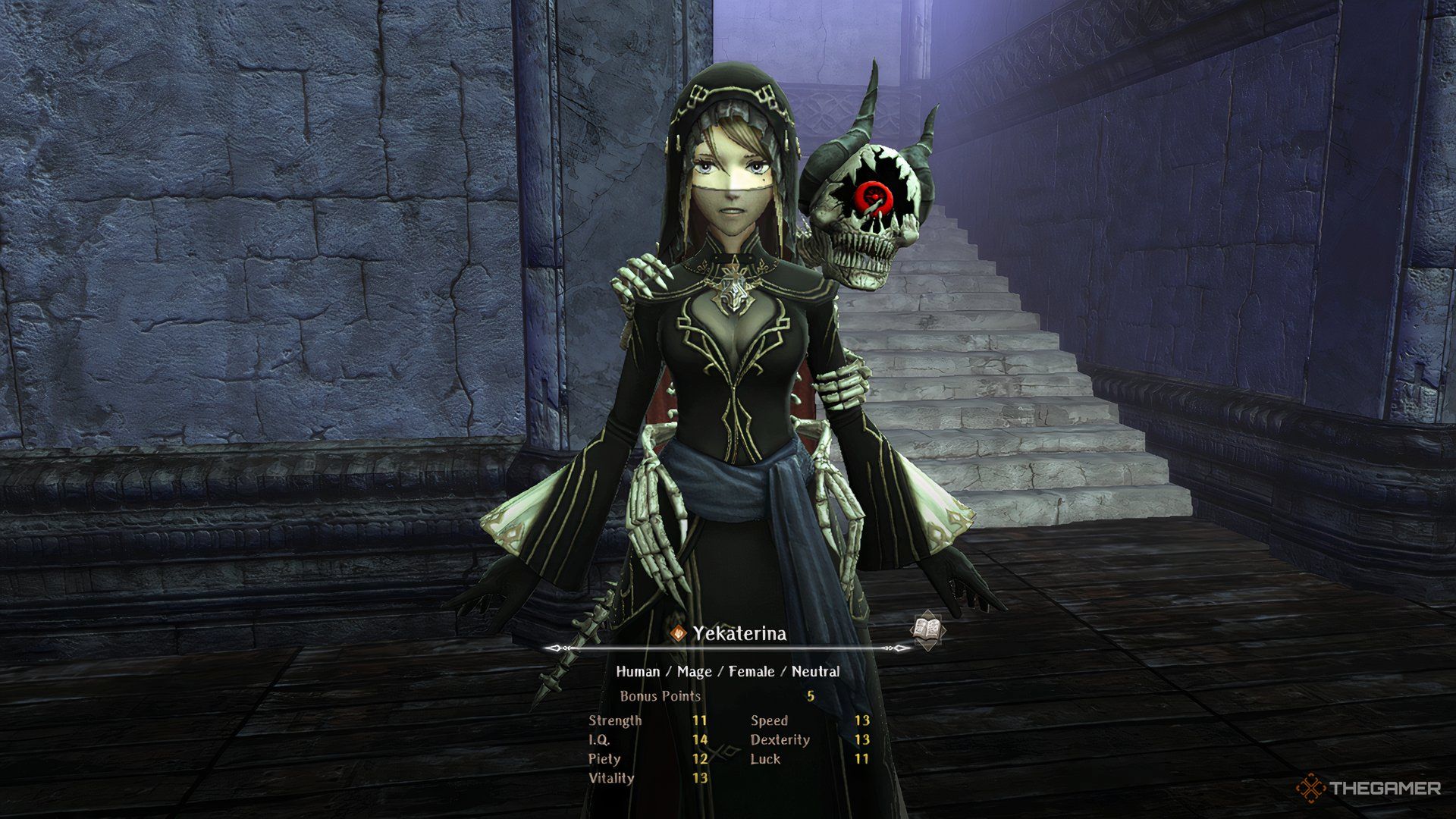 Yekaterina a Legendary Mage in Wizardry Variants Daphne.