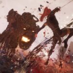 A screenshot from Clair Obscur: Expedition 33 showing Maelle fighting an enemy.