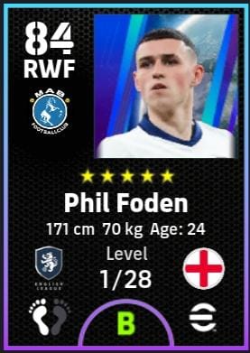 eFootball 2025 European Selection Foden