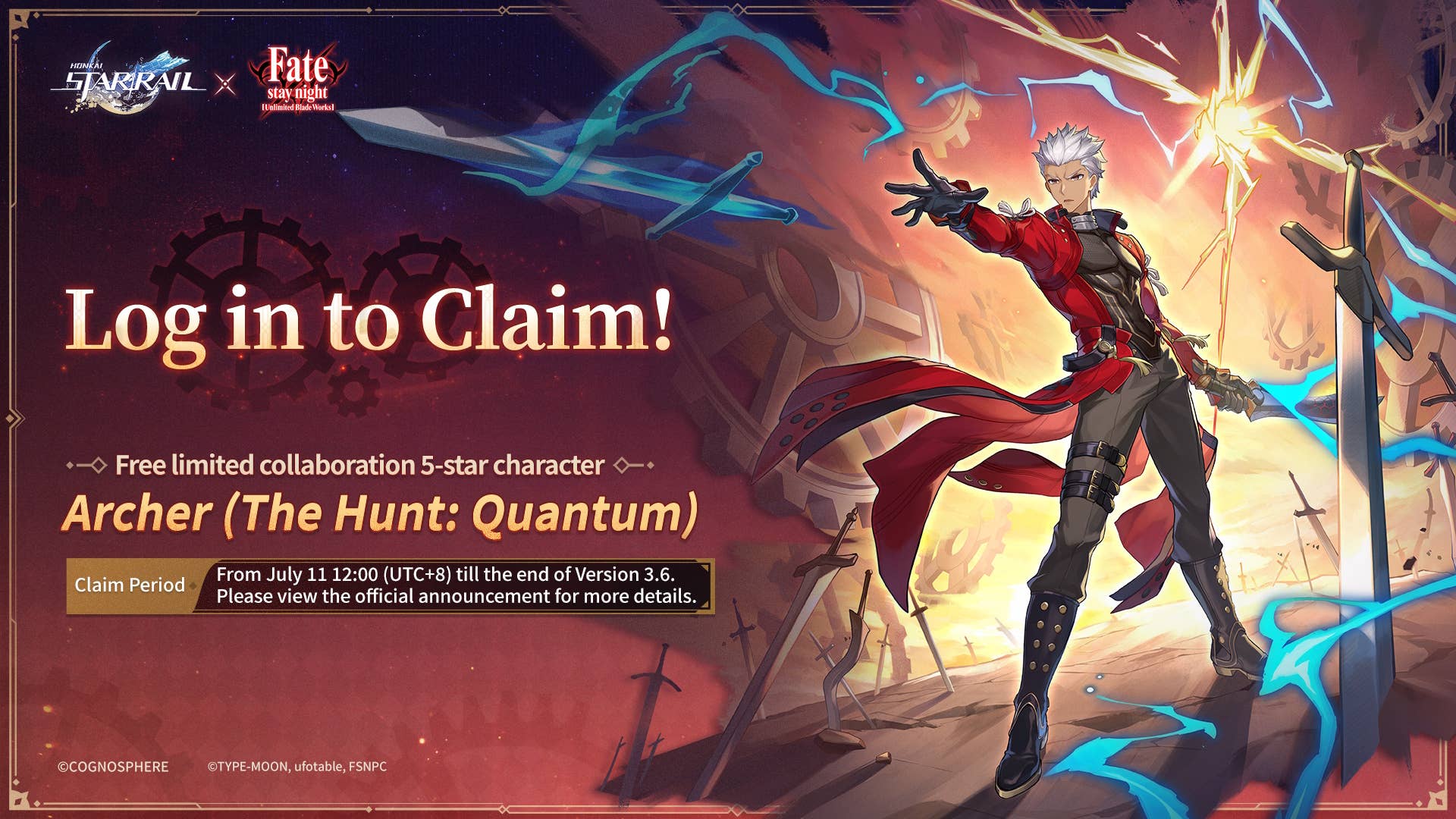 Archer from Honkai Star Rail x Fate