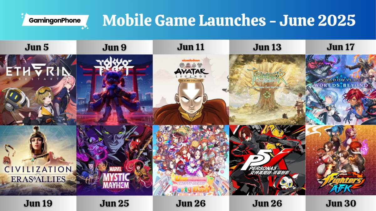 Copy of Mobile Game Launches - June 2025
