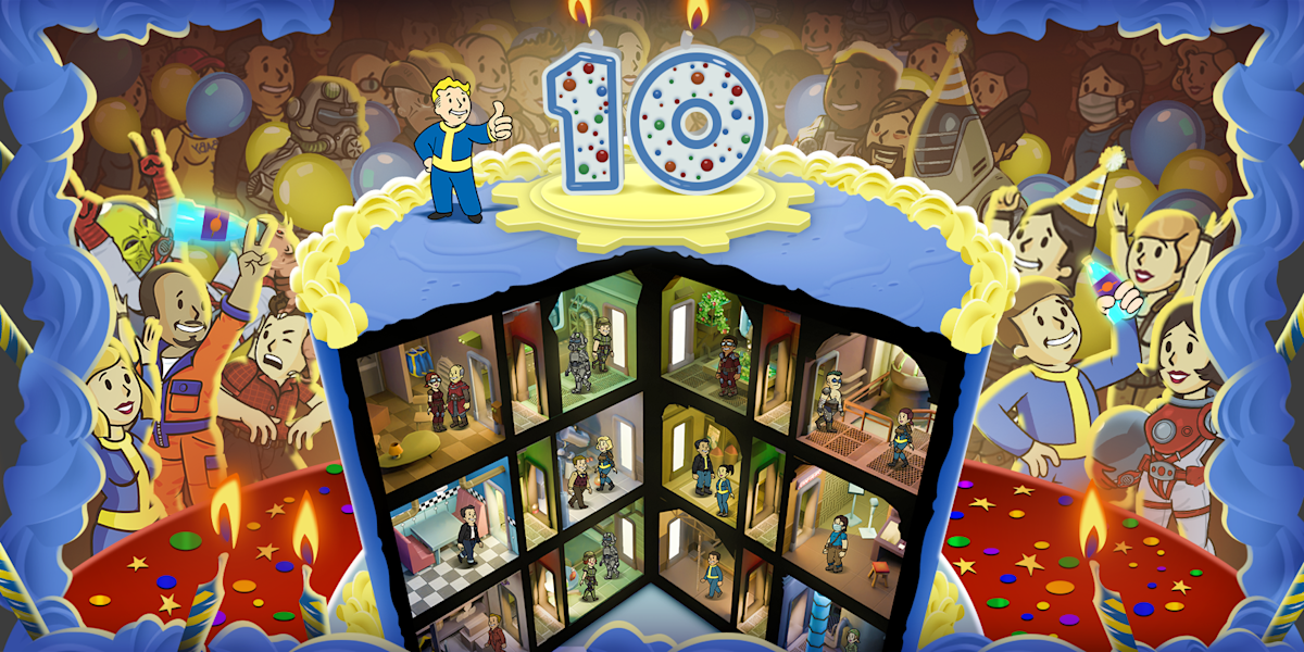 Fallout Shelter: Celebrate A Decade in The Vault, Together