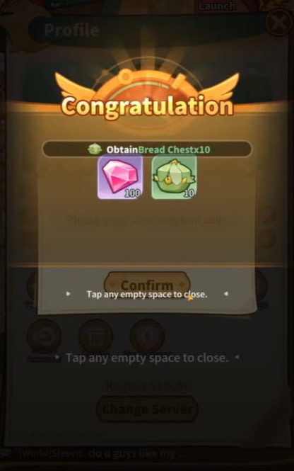 Monmate Master redeem codes rewards