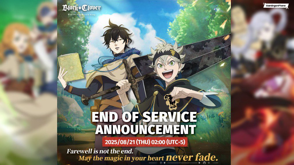 Black Clover M: Rise of the Wizard King Shutdown Cover