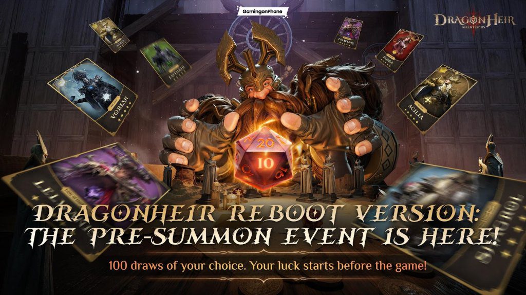 Dragonheir: Silent Gods Global relaunch with Pre-Summon Event Cover