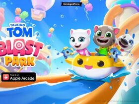 Talking Tom Blast Park Water Park Update on Apple Arcade Cover