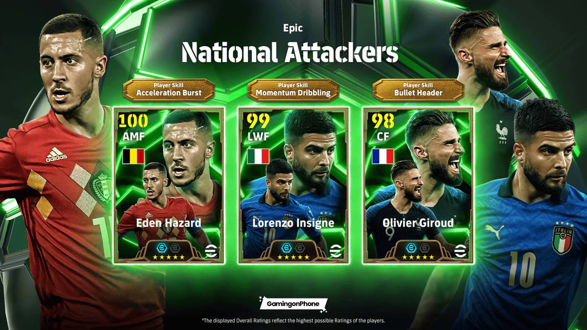 eFootball 2025 Epic National Attackers