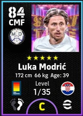 eFootball 2025 Show Time Luka Modric