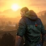 Dying Light: The Beast protagonist looks over the city from a rooftop