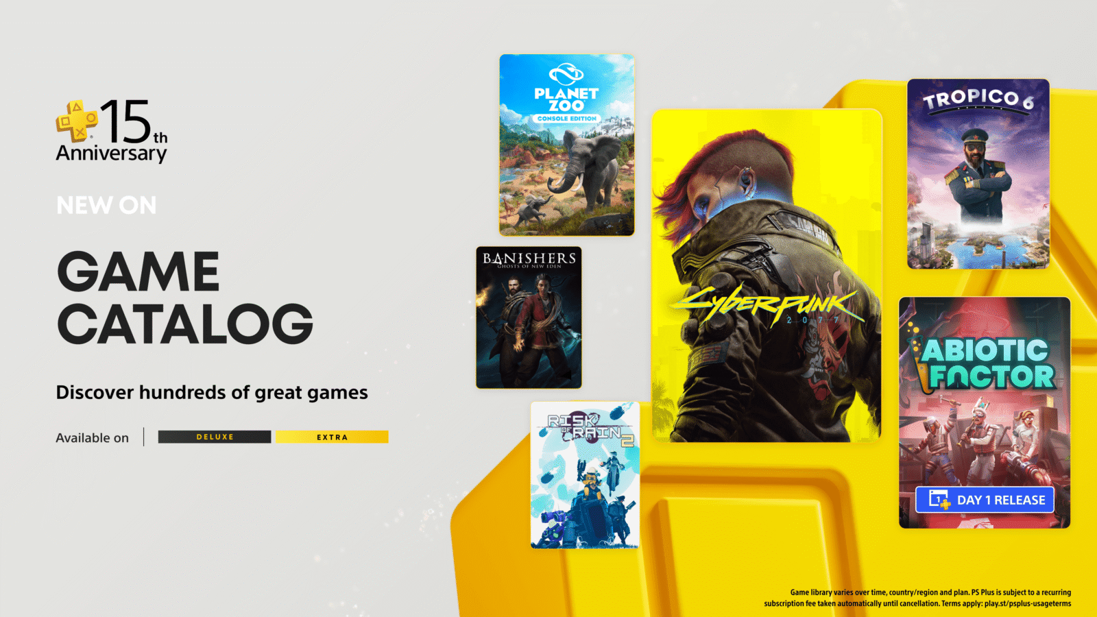 (For Southeast Asia) PlayStation Plus Game Catalog for July: Cyberpunk 2077, Abiotic Factor, Banishers: Ghosts of New Eden and more