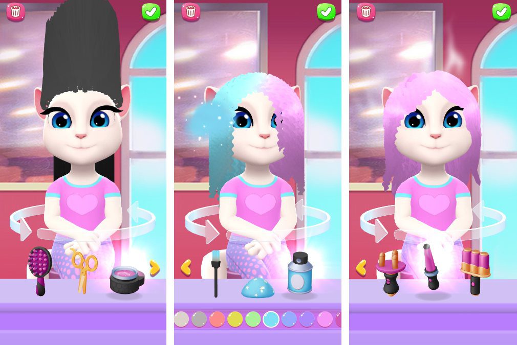 My Talking Angela 2 Hair Solon Colouring and Styling