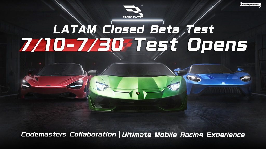 Racing Master Latin America Closed Beta Test Cover