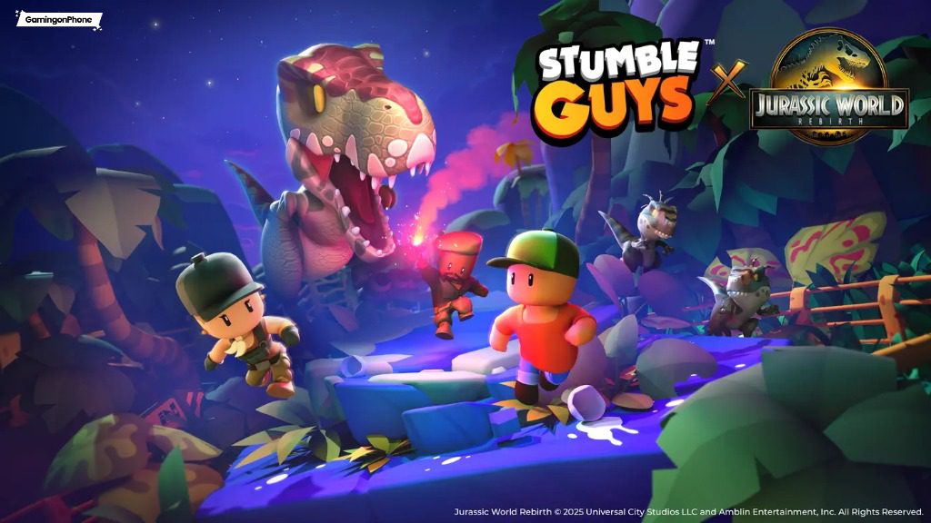 Stumble Guys Jurassic World Collaboration Cover