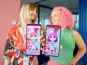 Silina Senica Pintar, Product Manager, and Tjaša Derstvenšek, Product Marketing Manager at Outfit7