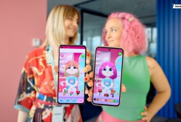 Silina Senica Pintar, Product Manager, and Tjaša Derstvenšek, Product Marketing Manager at Outfit7