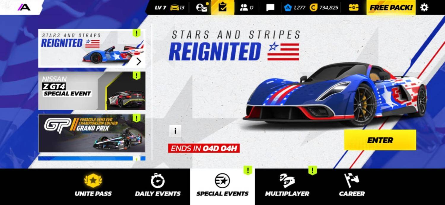 Asphalt Legends Unite Special Events