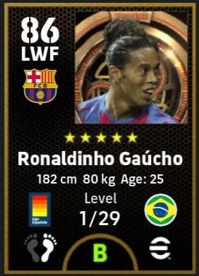 eFootball 2025 Big Time 30th Anniversary Special Ronaldinho