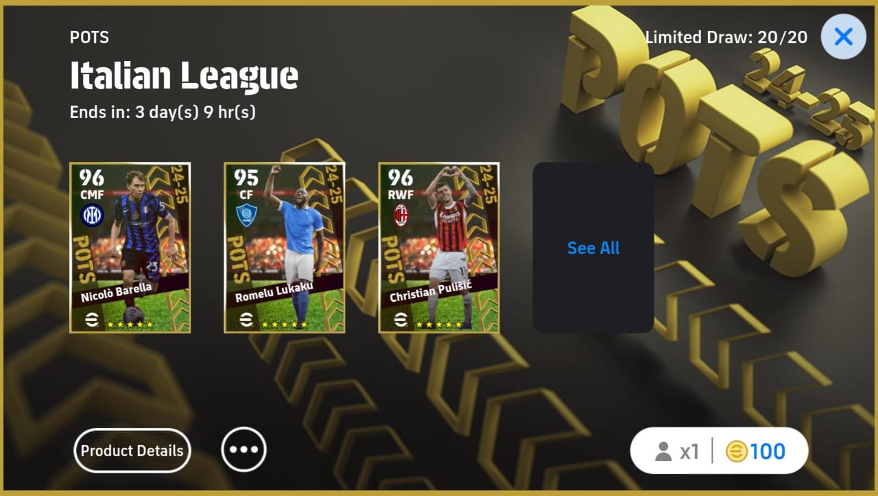 eFootball 2025 POTS Italian League