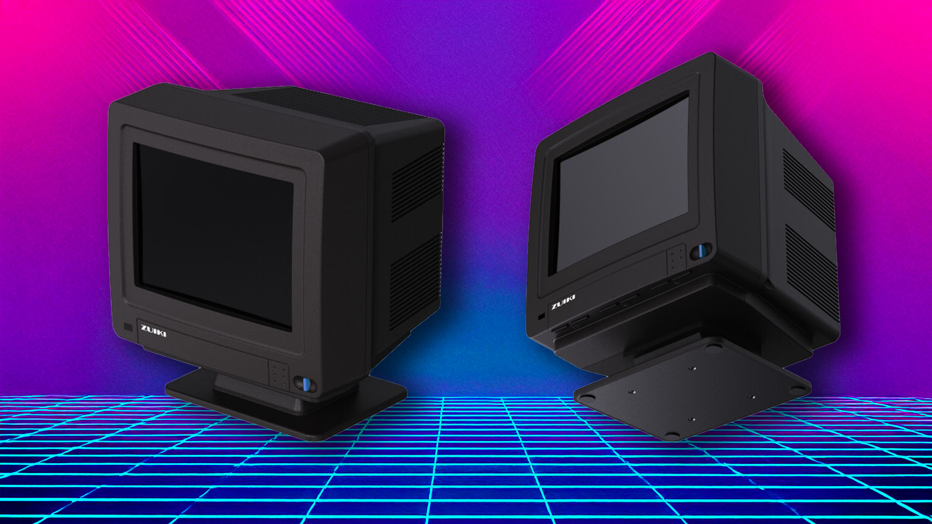 Retro gaming Mizuki CRT monitor
