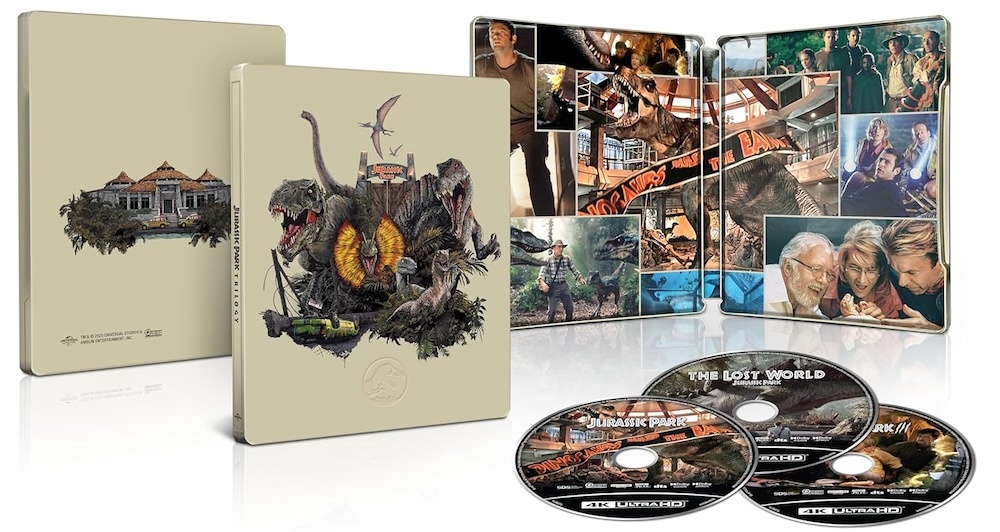 Jurassic Park Trilogy - Limited Edition Steelbook (4K Blu-ray)