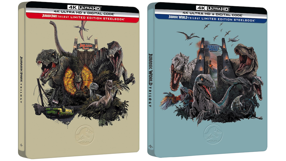 Jurassic Park Trilogy Steelbook Edition | Jurassic World Trilogy Steelbook Edition