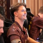 dev1ce smiling, playing in BLAST Bounty