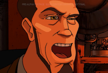 An animated character from the 1997 game Outlaws