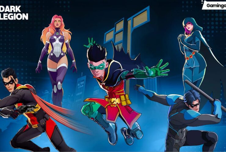 DC: Dark Legion Characters, Game Logo