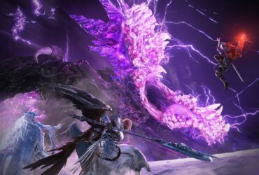 Promotional image showing the Everdark Sovereign version of Gaping Jaw in Elden Ring Nightreign.