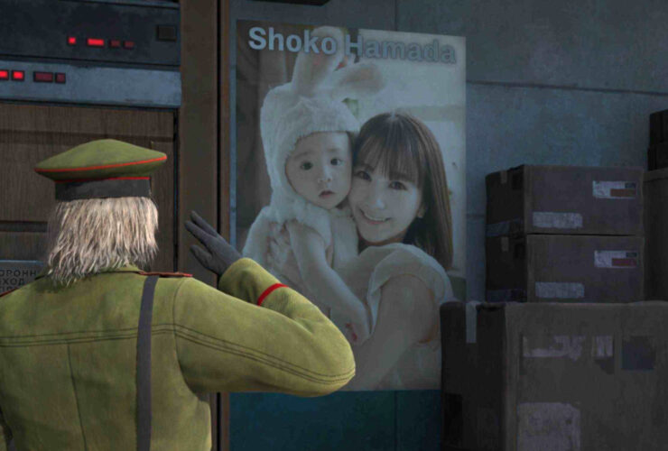 A poster in Metal Gear Solid Delta