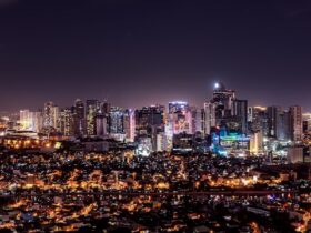 Makati City, Phillipines late at night