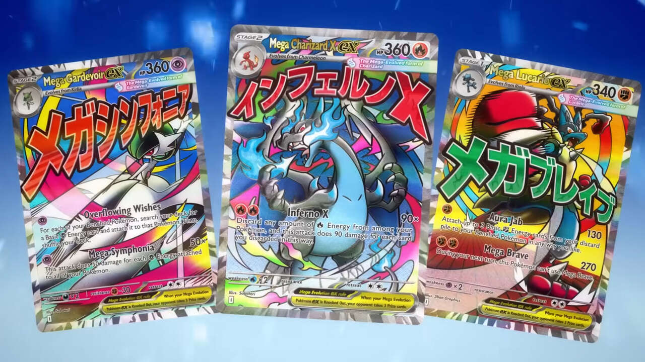 The Pokemon TCG Is Getting A New Type Of Rare Mega Evolution Cards