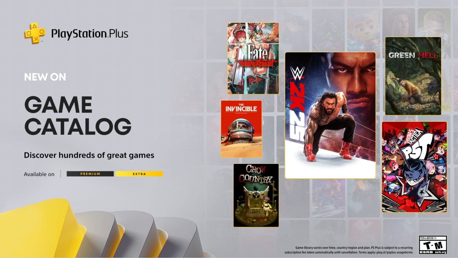 WWE 2K25, Persona 5 Tactica, Green Hell, Fate/Samurai Remnant, and more – PlayStation.Blog