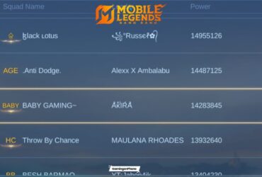 Mobile Legends: Bang Bang Best Squad Name Ideas in 2025 Cover