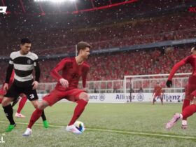 eFootball 2024 Bayern Munich gameplay cover, eFootball 2025 midfielder attributes