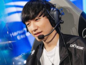 Peanut for Hanwha Life Esports at League of Legends event