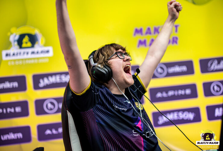 CYPHER celebrating at BLAST Paris Major