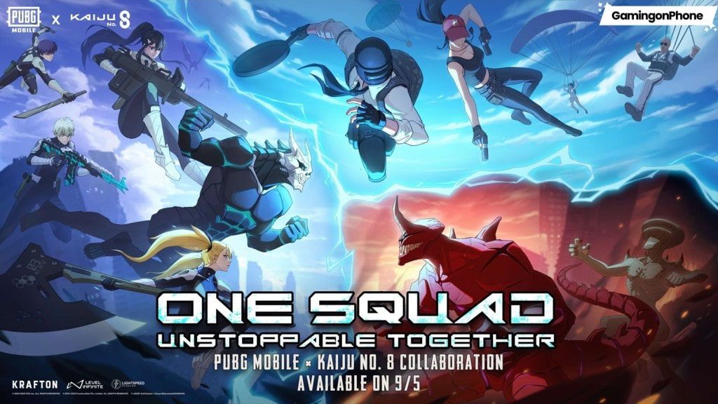 PUBG Mobile x Kaiju No. 8 Collaboration Event
