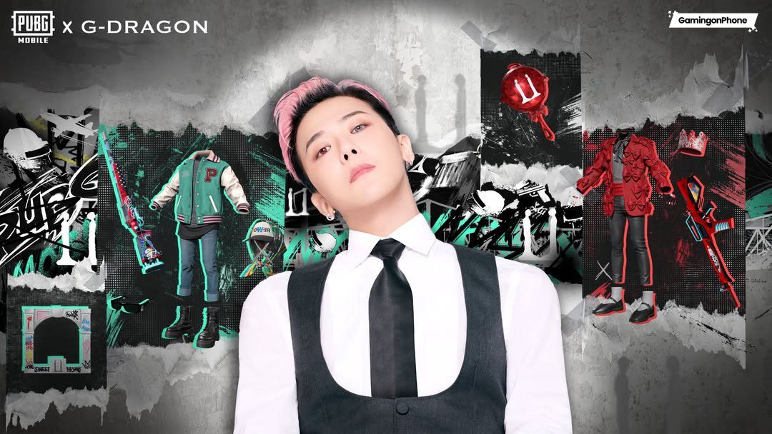 PUBG Mobile x G Dragon collaboration poster