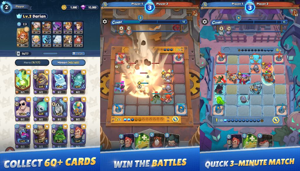 Chess Rumble: PVP Card Battle Gameplay