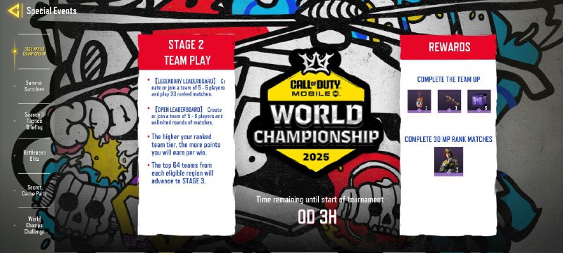 Less than three more hours until the start of the championship of this ...
