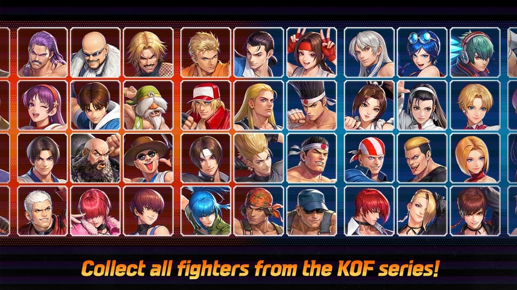 KOF AFK Fighters, THE KING OF FIGHTERS AFK Character roster