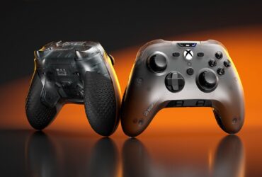 The new Scuf Valor Pro Wireless on a black and orange background