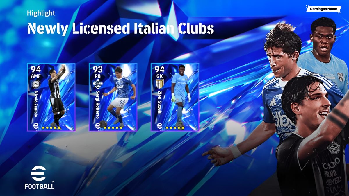 eFootball 2026 Newly Licensed Italian Clubs October 2025 Nominating Contract