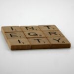 Integrity laid out on letter blocks